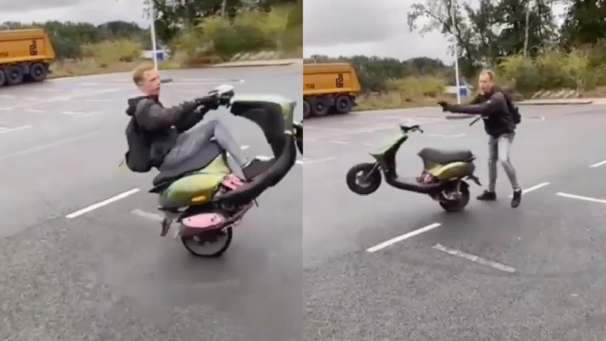 Casper moet ondanks wheelie skills toch de bosjes in