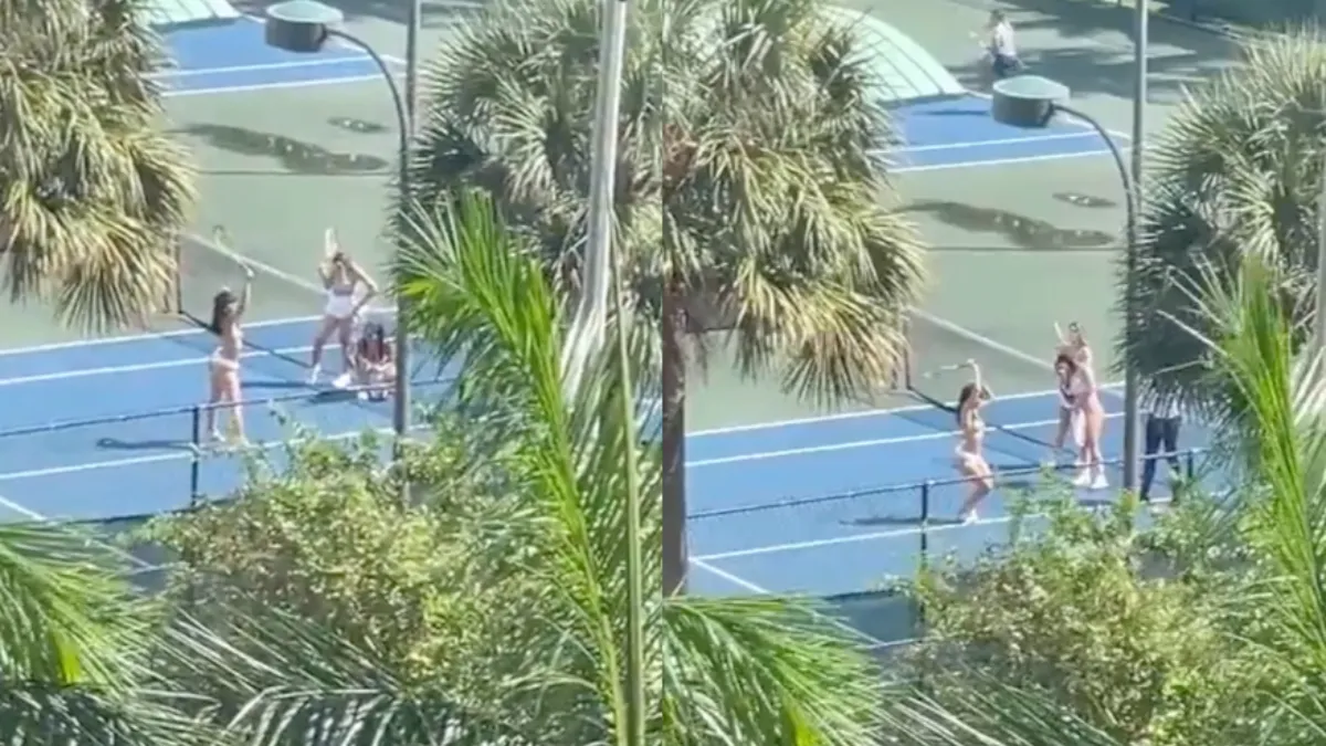 Als influencers een potje gaan tennissers