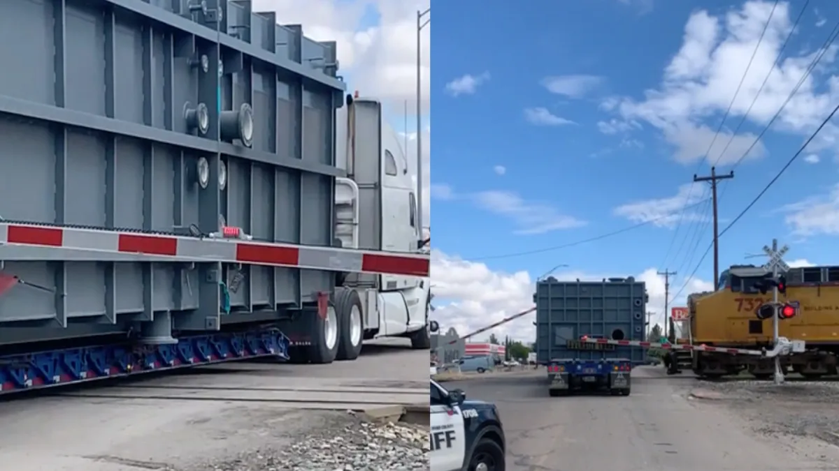 Trein ontspoort na botsing met goed gevulde vrachtwagentrailer
