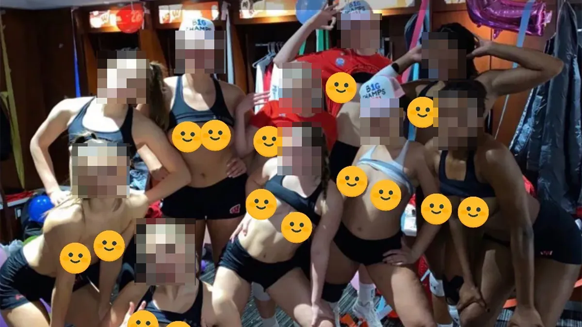 Beelden uit kleedkamer van University of Wisconsin volleybalspeelsters online gelekt