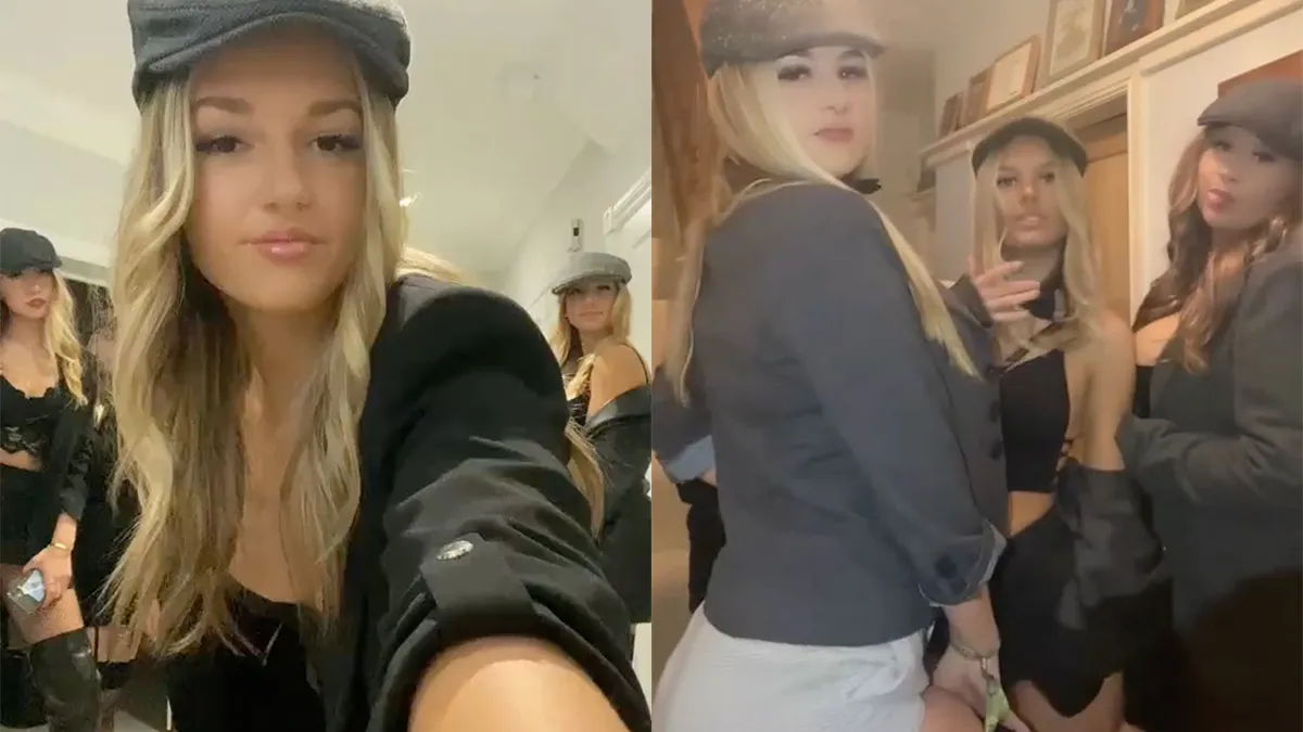 Dames laten hun vermakelijke 'Peaky Blinders' Halloween kleding graag zien