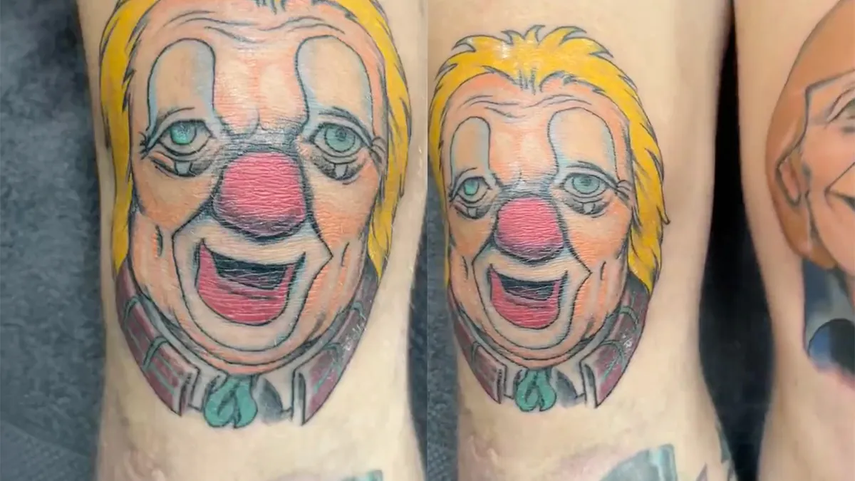 Een Bassie en Adriaan tattoo voor de echte fans