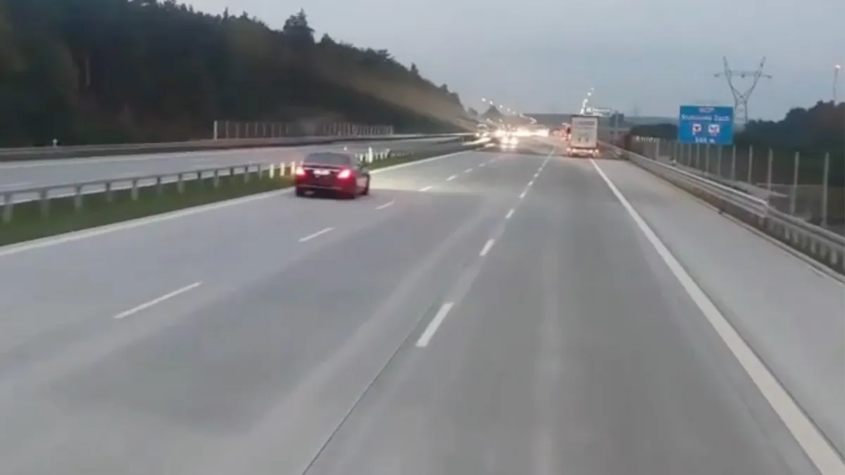 Mercedes-rijder kijkt dood echt recht in de ogen