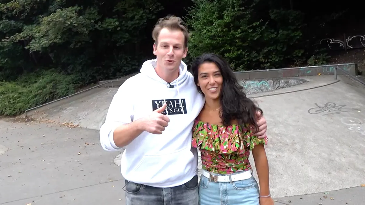 Moïse, dochter van Orlando en Quinty Trustfull, moet dansen in videoclip Rapper Sjors