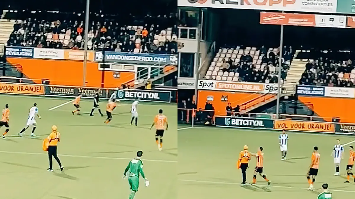 Thuisbezorgd streaker bij FC Volendam tegen SC Heerenveen is Youtuber Divaio