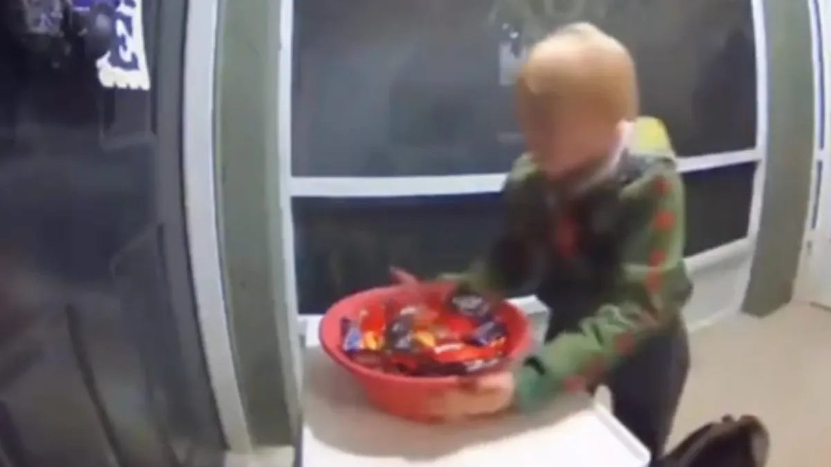 Dennis the Menace bleef in zijn rol en had een top Halloween