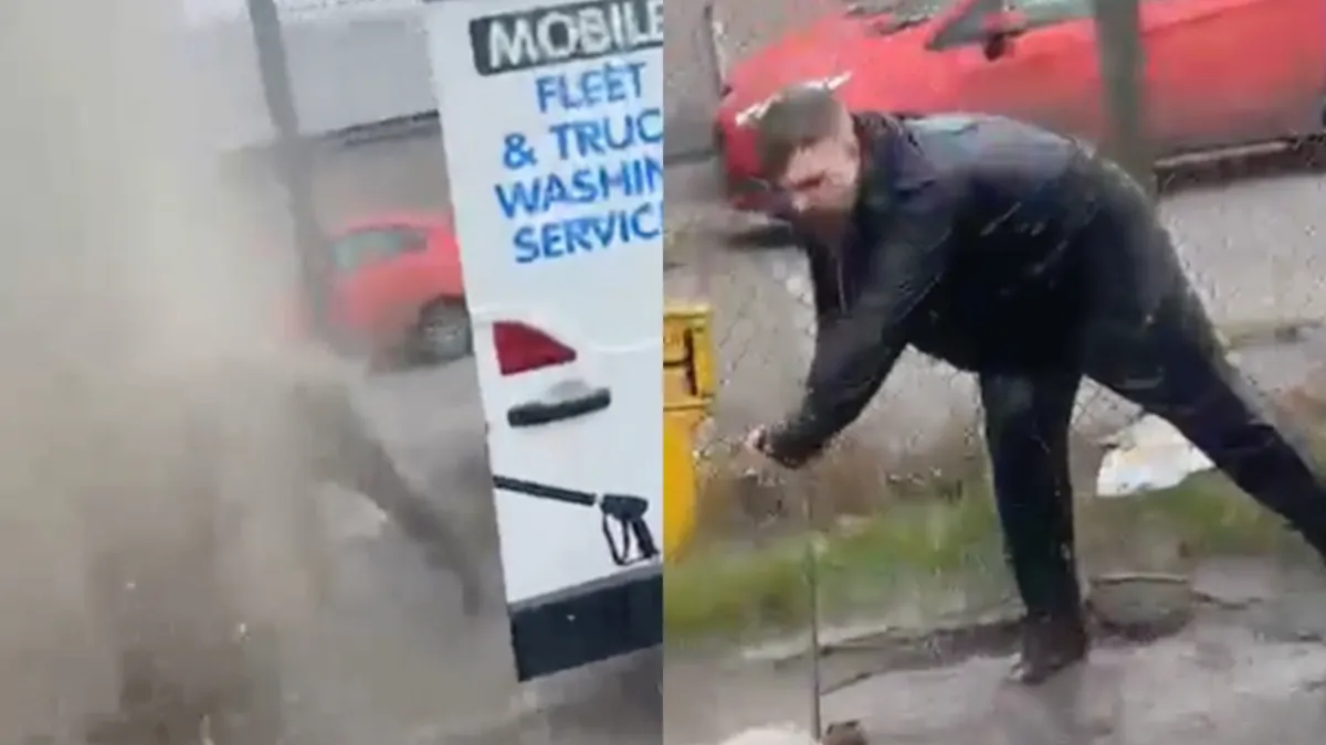 Letterlijk piepende longen om kletsnatte collega