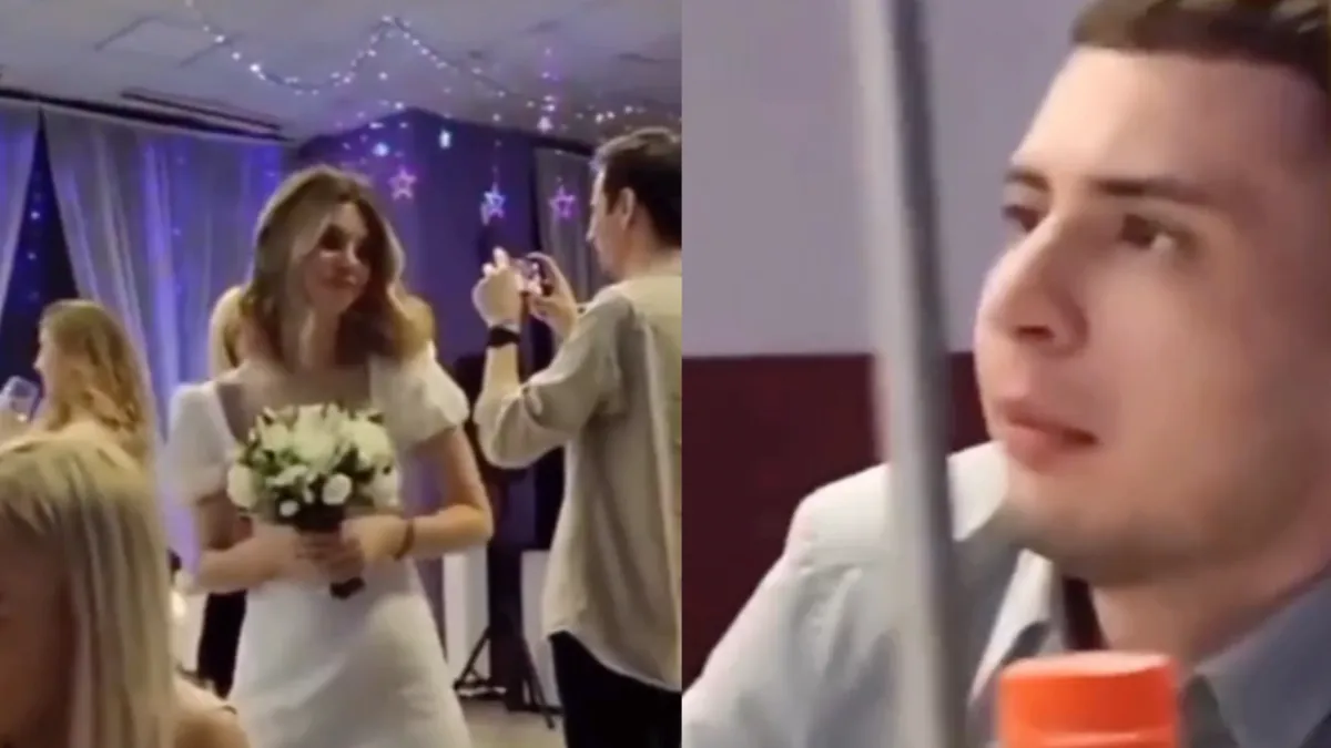 Niet iedereen blij met gevangen bruidsboeketje