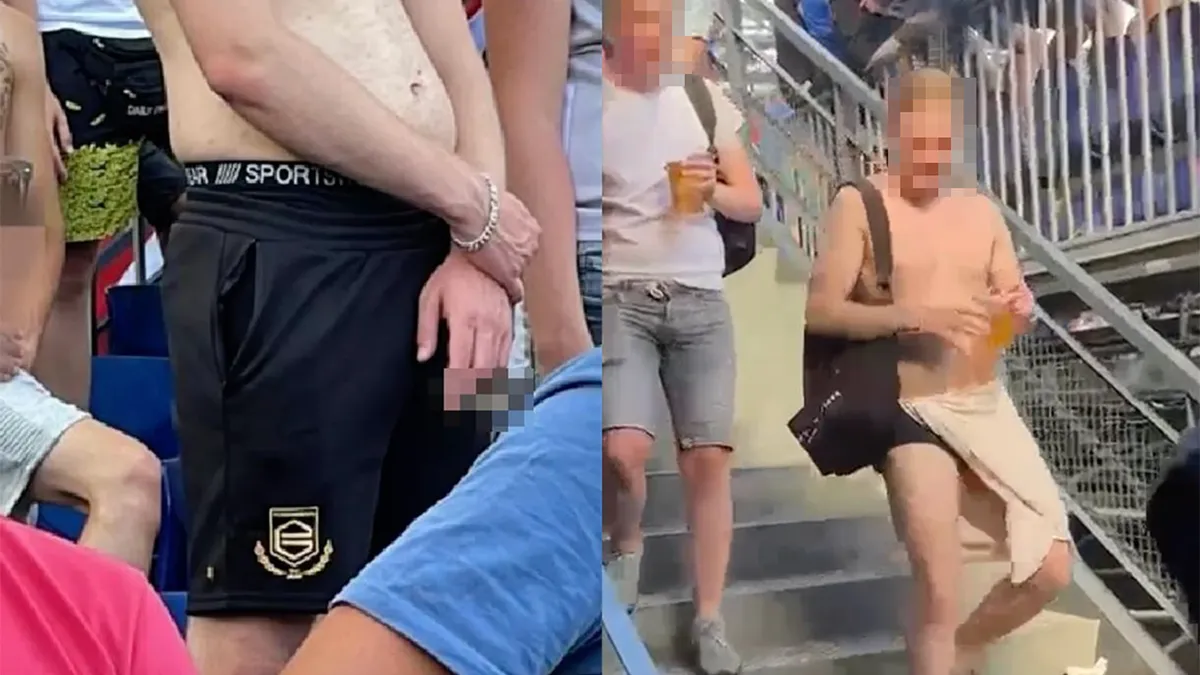 7 Rotterdammers opgepakt voor actie FC Groningen fan die in onderbroek wedstrijd moest kijken