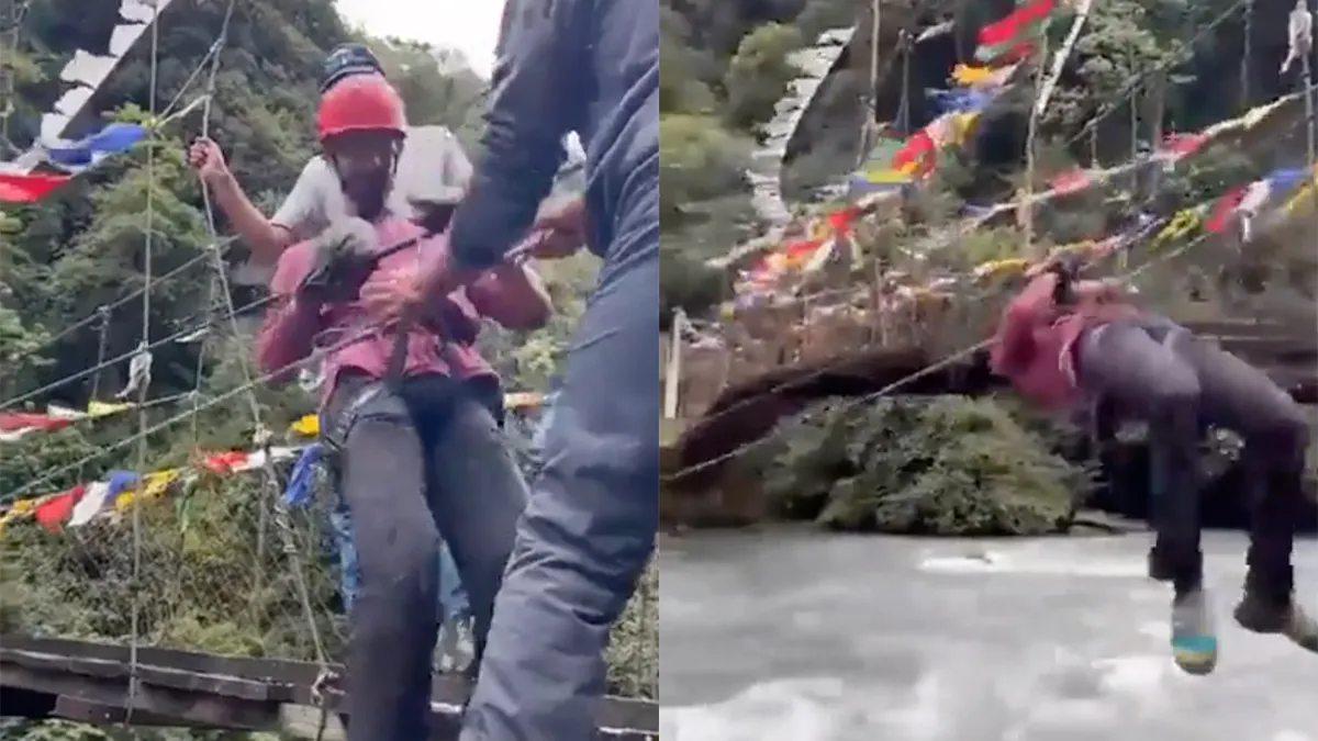 Ben je ineens een slackliner met een nat pak