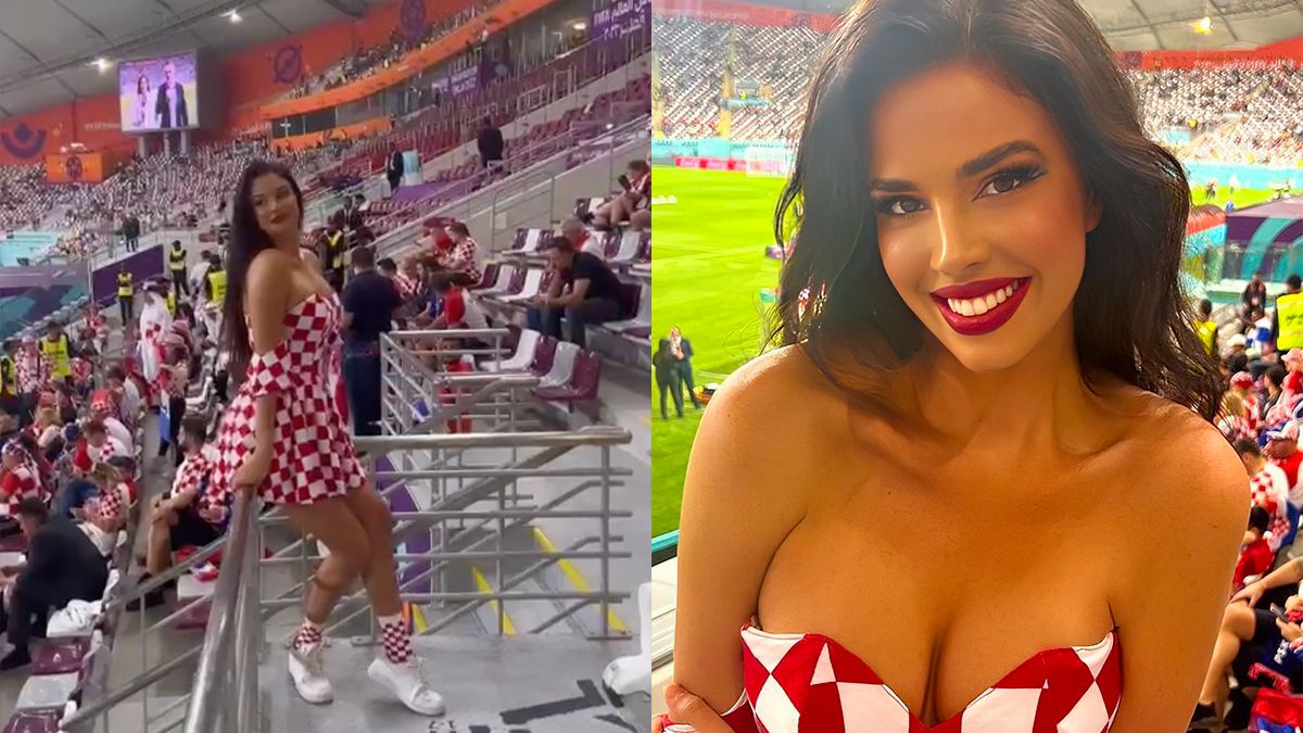Misschien wel de knapste WK 2022 supporter: Maak kennis met de Kroatische Ivana Knöll