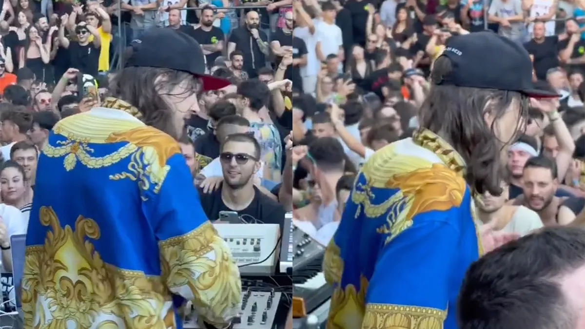 Reinier Zonneveld zit er lekker in op feestje in Italie