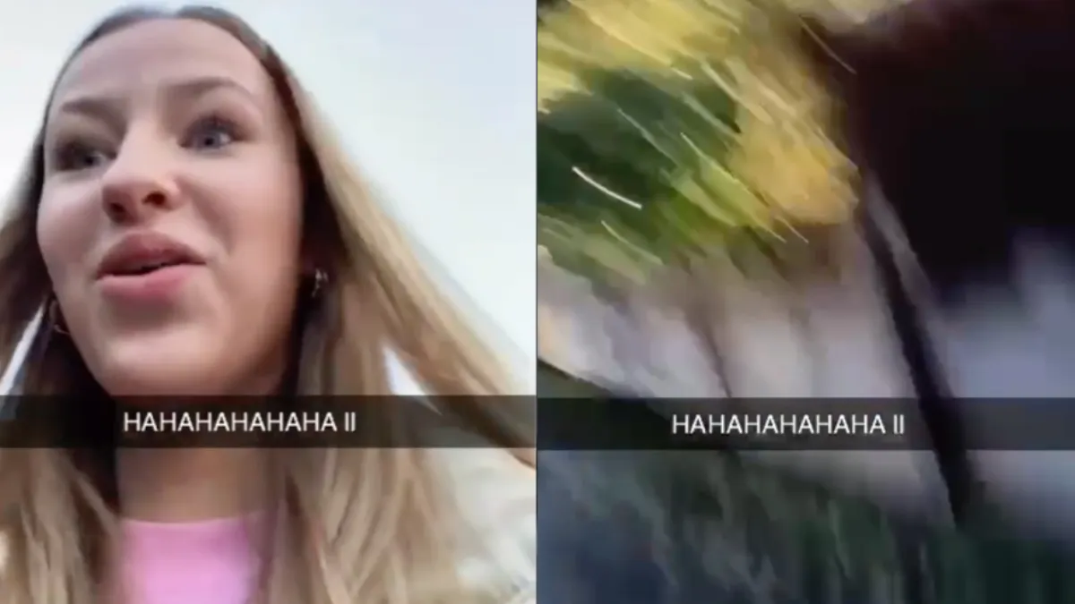 Sam doet verslag van haar bijna valpartij