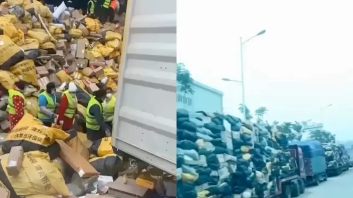 Door mega hoeveelheid corona-gevallen loopt de logistiek in China behoorlijk in de soep