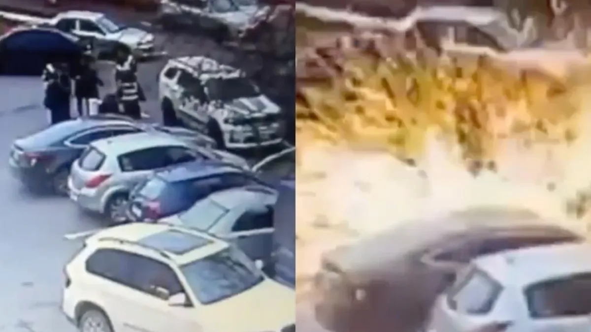 Gek laat granaat afgaan tijdens politiecontrole in Odessa