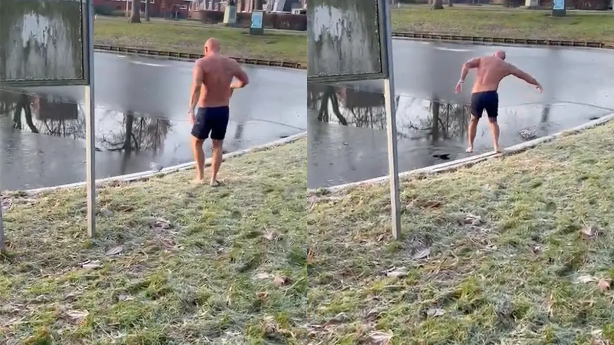 Alex Soze neemt ijsbad: 'Ik kan niet kapot, ik ben een beest'