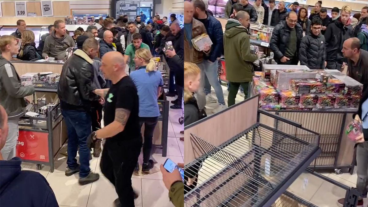 Chaos door Nederlanders die in Duitse supermarkten vuurwerk kopen