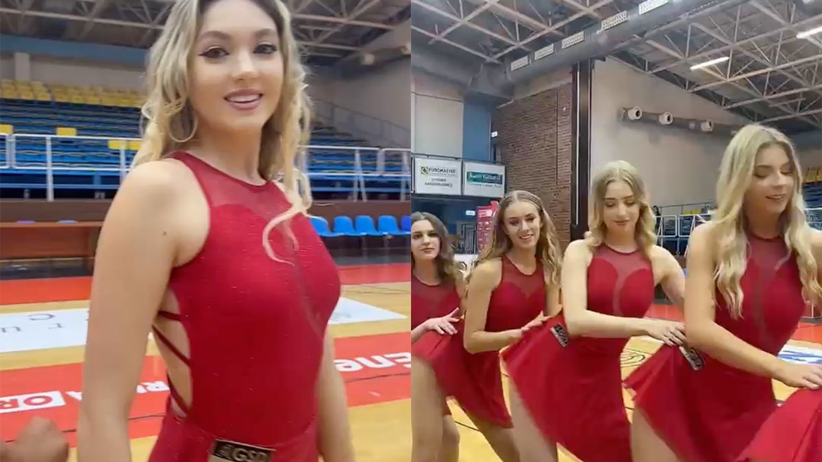Cheerleaders van Poolse stad Slupsk zijn ook aangenaam om naar te kijken