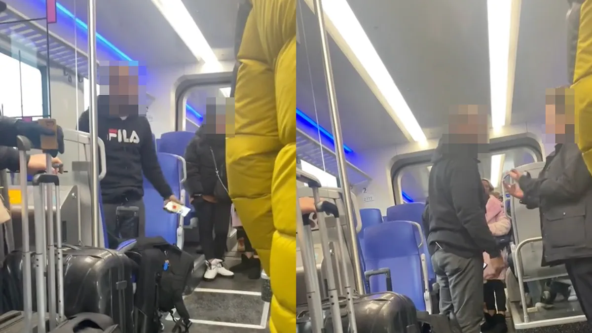 Conductrice heeft er wel zin in, maar passagier durft toch niet