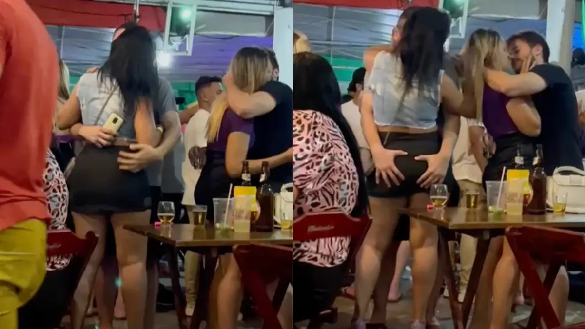 En ineens is het duidelijk dat swingersfeestje in restaurant is begonnen