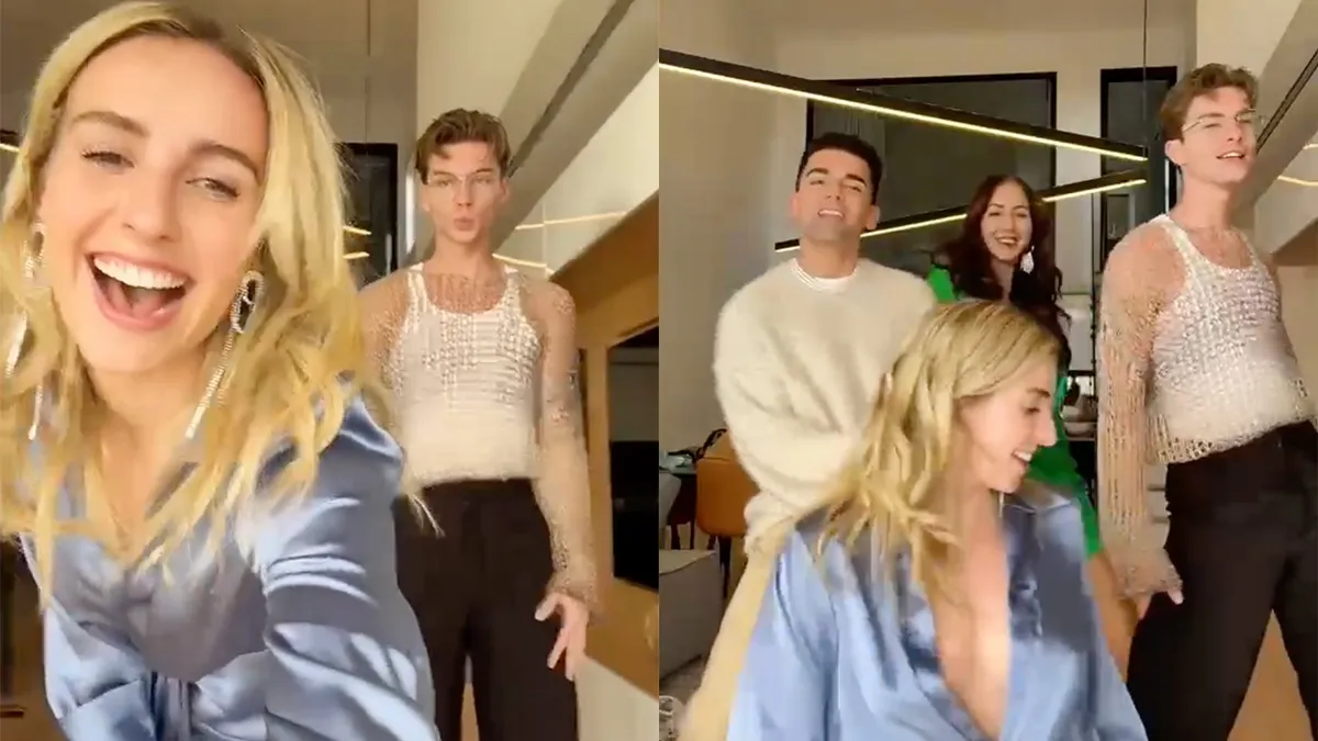 Iris Enthoven heeft ze los in de tas en enorm veel vertrouwen in jurkje