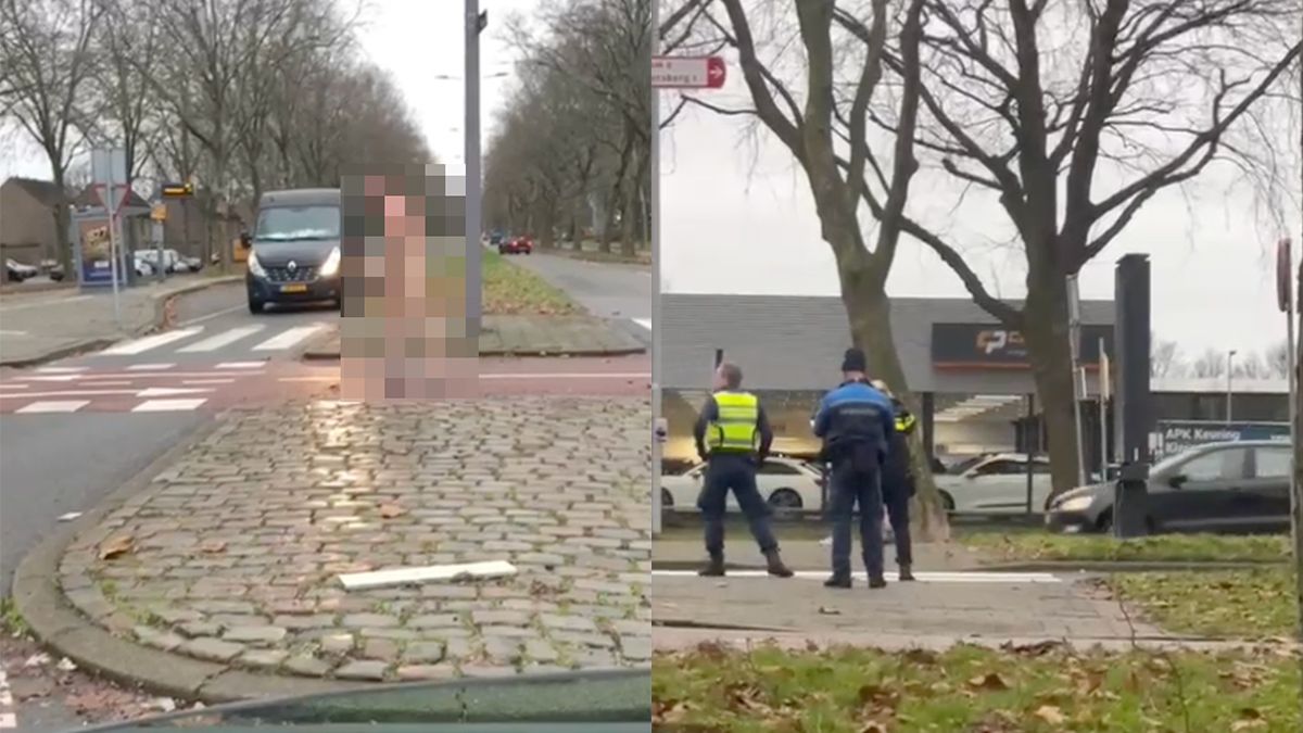 Ondertussen in Rotterdam: Verwarde man loopt in geboortekostuum rond