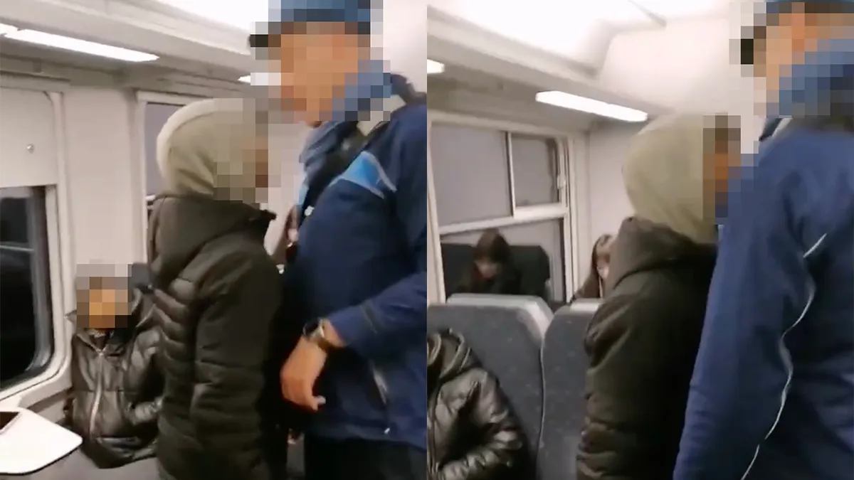 Opeens heb je het: Je neemt als conducteur altijd een knokploeg mee