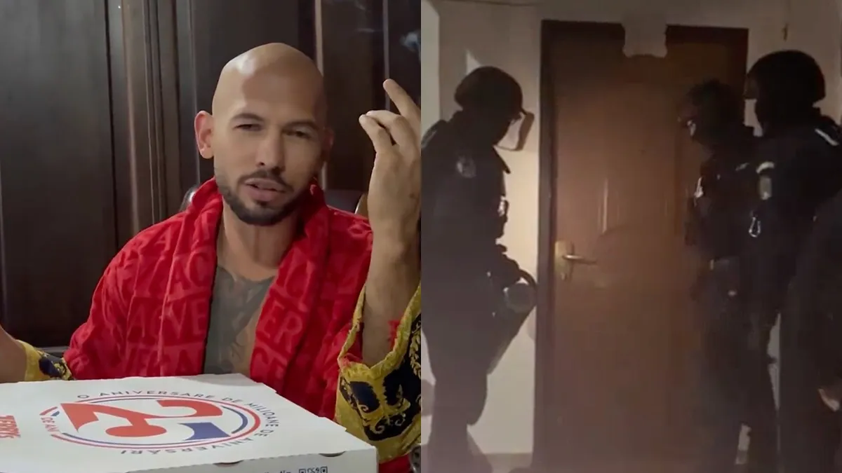 Pizza dozen verraden dat influencer Andrew Tate in Roemenië was