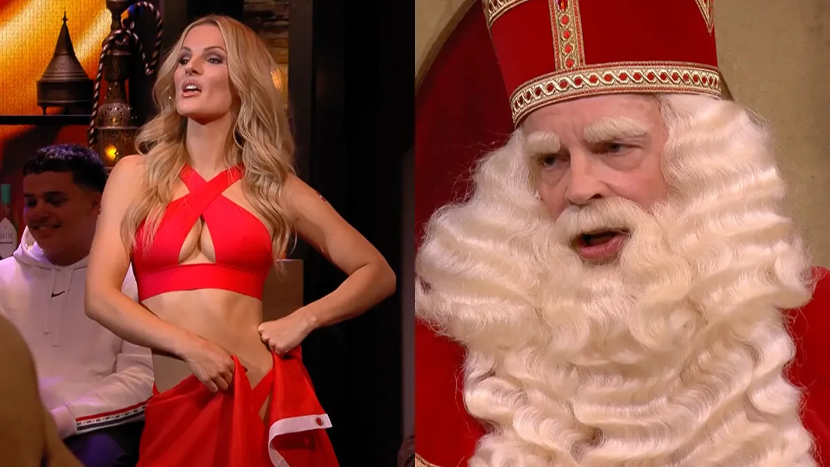 Sint zorgt voor chaos: Deens mokkel voor Derksen en Gijp met slaapkamerspeeltje op hoofd