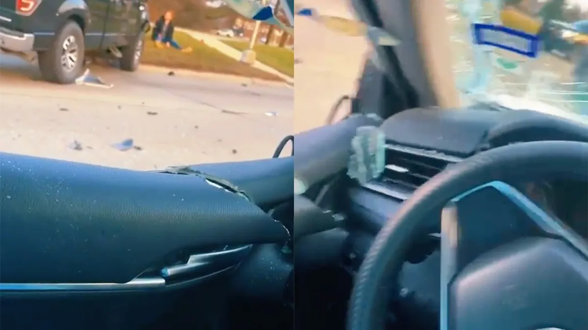 Verschrikkelijke klapper achter de rug en eerste wat je doet is een video maken