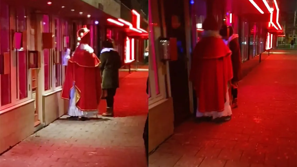 Zak van de Sint nog niet helemaal leeg, dus hij brengt nog één bezoek