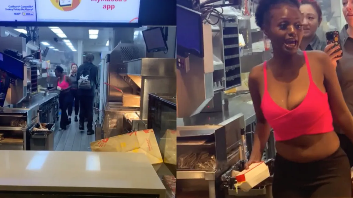 Dame dacht het allemaal zelf wel even te kunnen regelen bij McDonald’s