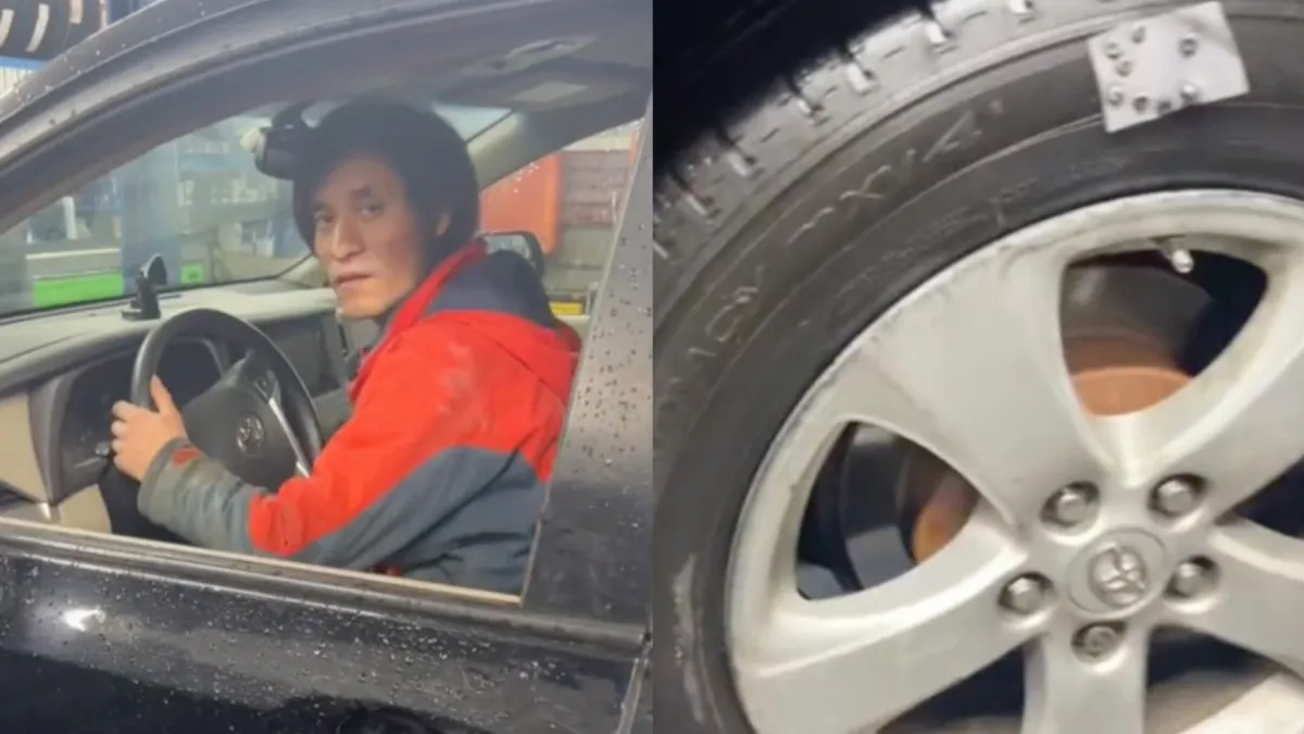 Klant dacht zelf oplossing gevonden te hebben voor lekke band