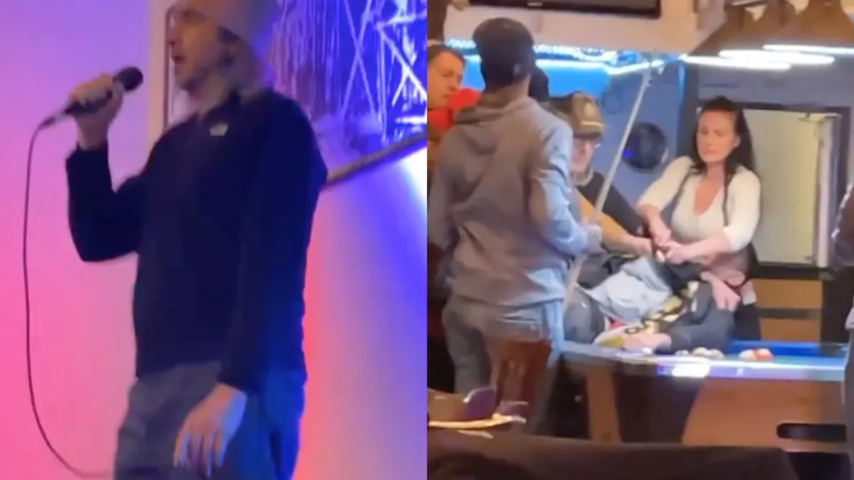 Canadees zingt door zoals een echte zanger dat zou doen