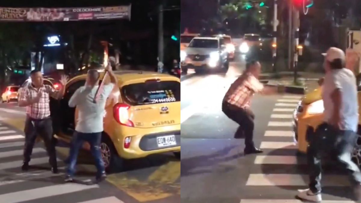 Boze taxichauffeurs in Medellin slopen vooral elkaars autootje
