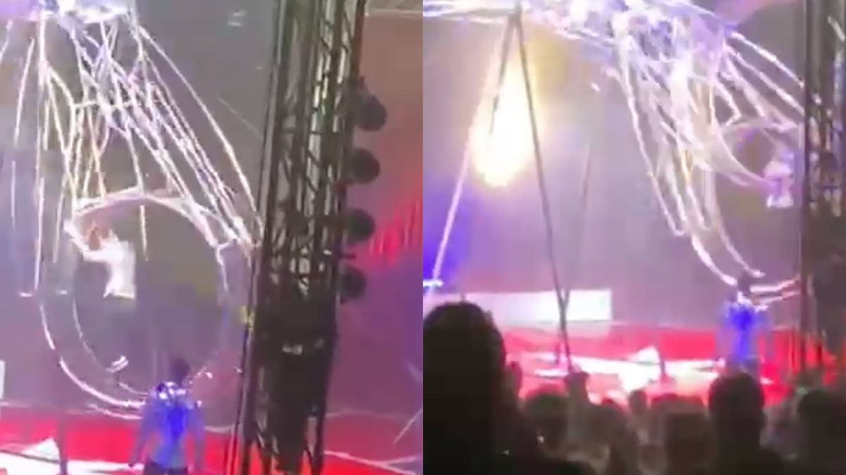 Beelden opgedoken van artiest die meerdere ribben breekt na val in circus Haarlem