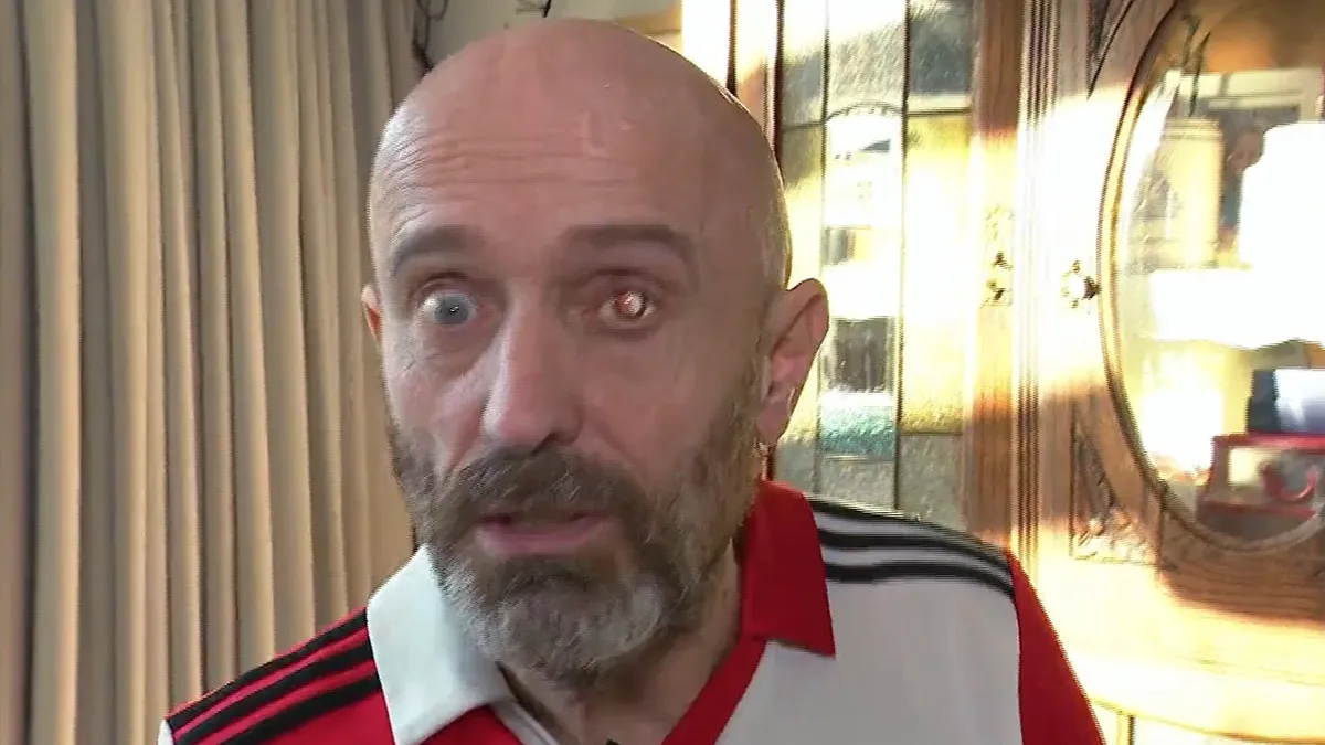 Feyenoord-fan Paul heeft twee kunstogen met het logo van Feyenoord