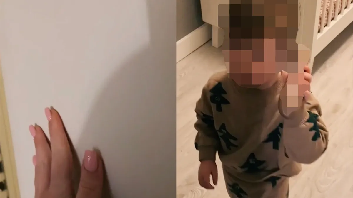Mama vergeet wat op te ruimen en mannetje heeft nu een mooie telefoon