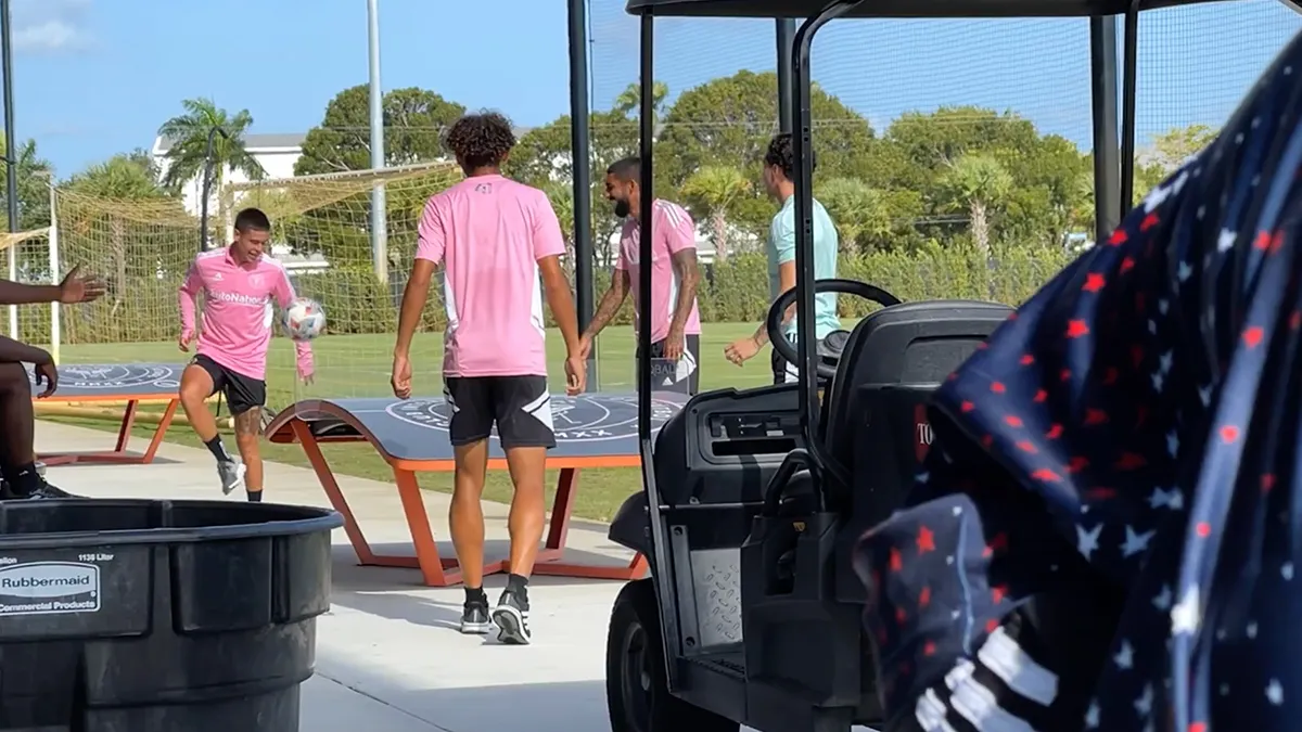 Nederlandse gast probeert als Melvin Platje mee te trainen bij David Beckham's club in Miami