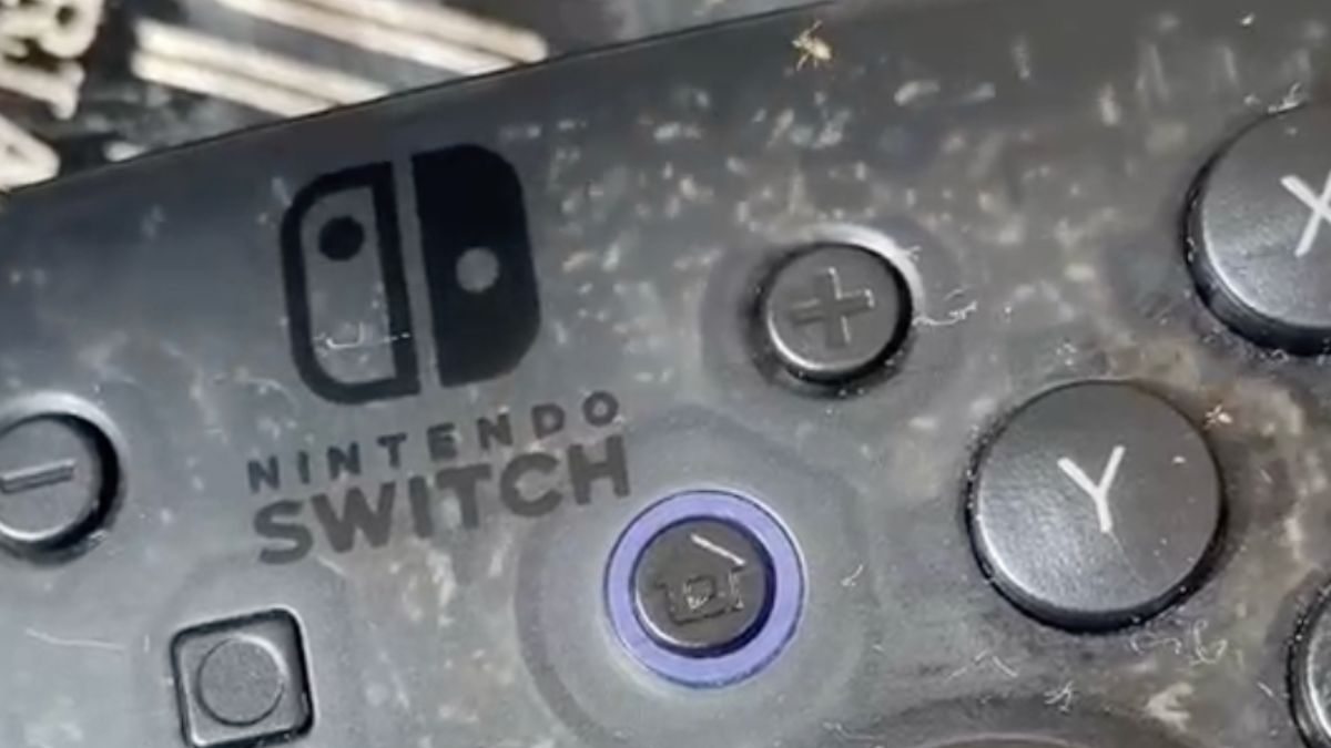 Nintendo Switch controller is een beetje goor