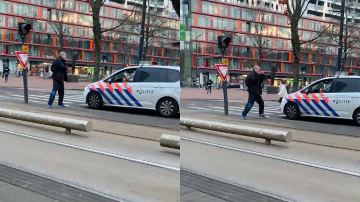 Politie Rotterdam kiest mooi eieren voor haar geld en rijdt door