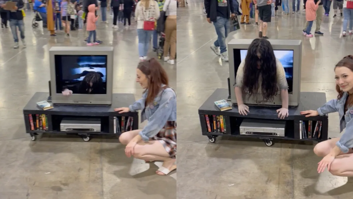 The Ring cosplay is toch wel heel cool gedaan