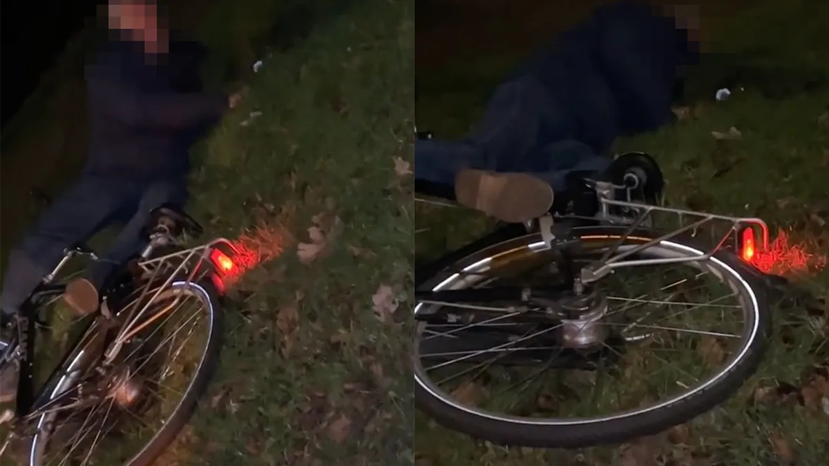 Als je in het weekend met de fiets naar huis gaat, maar fietsen moeilijk is