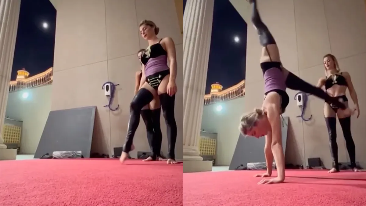 Dames zijn heel erg goed in evenwicht bewaren