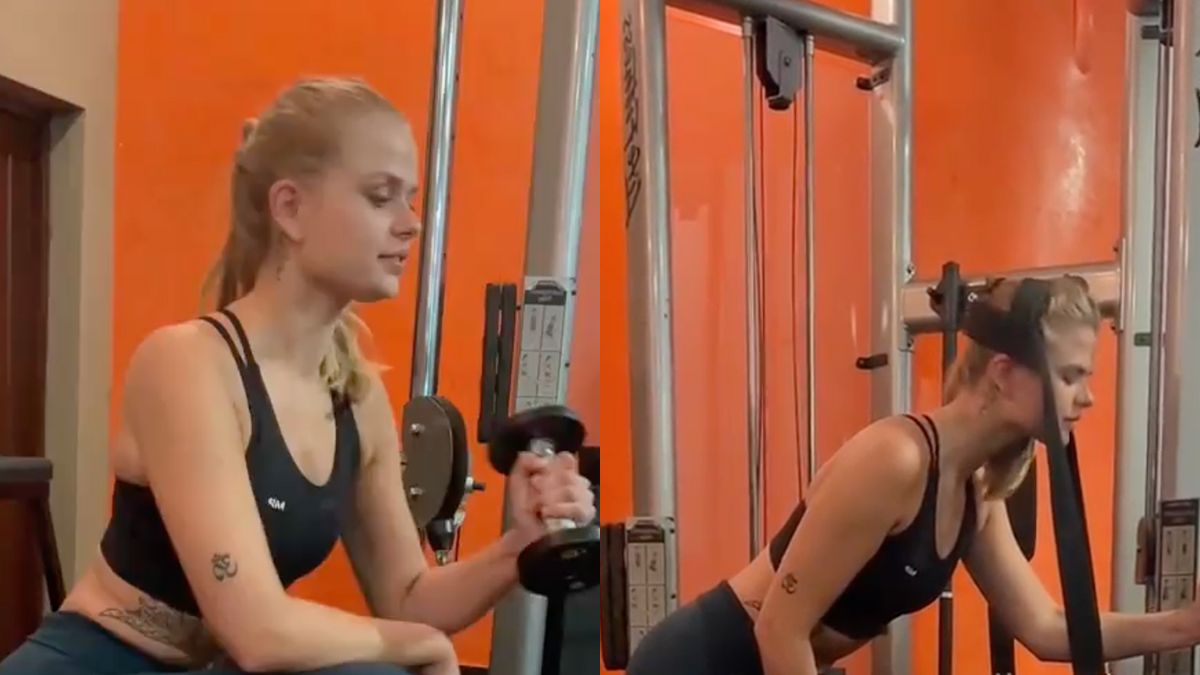 Emma is keihard aan het trainen voor Valentijnsdag