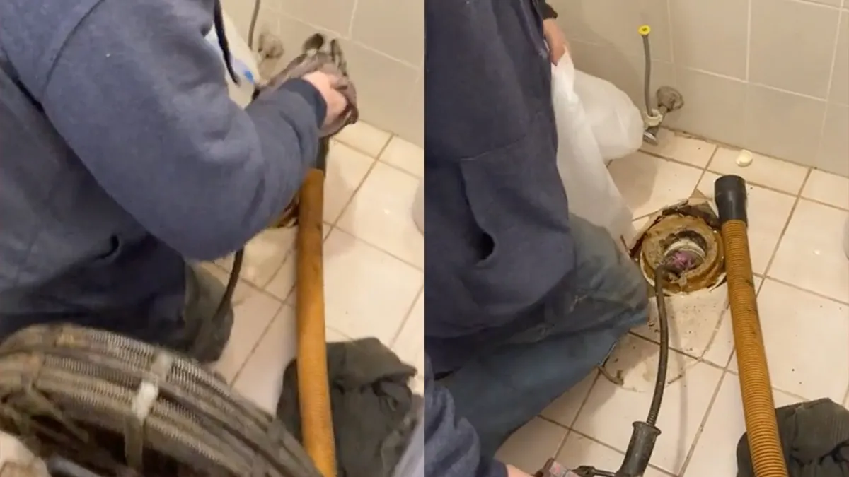 Internet kan uit als je hebt gezien waarom afvoerputje verstopt zat