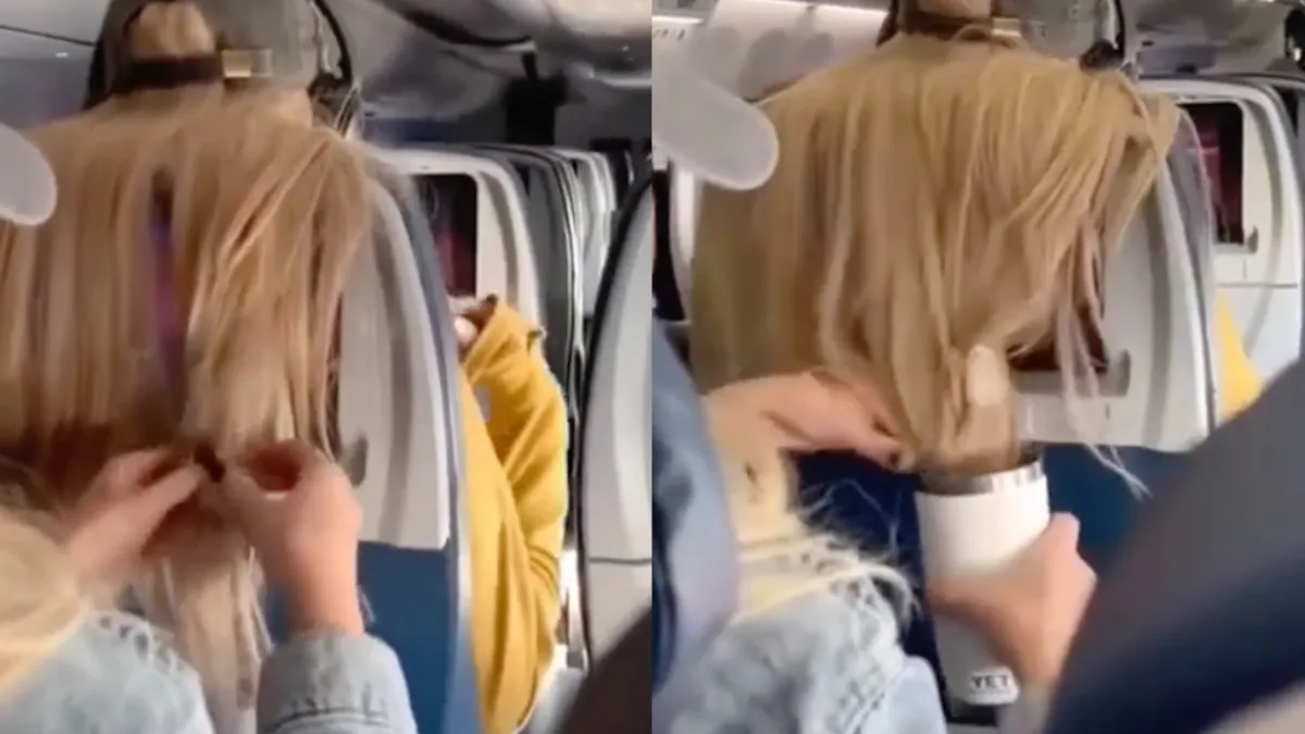 Diva gedrag in economy class levert dame gratis kauwgom, lolly en drinken op