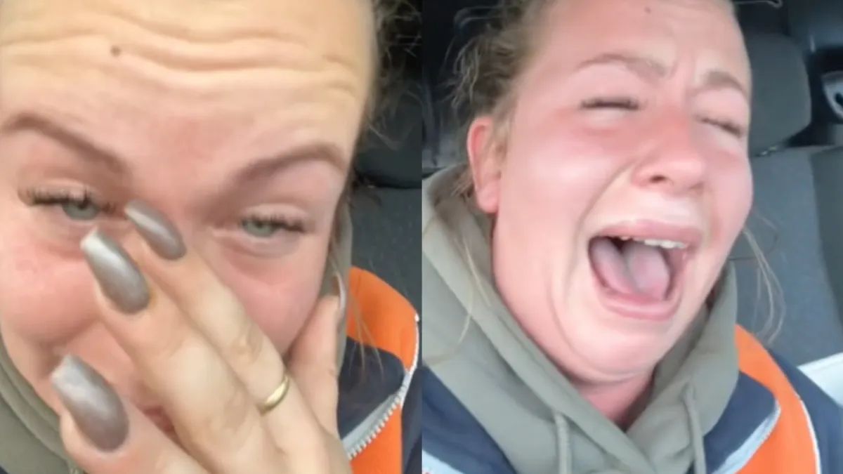 Postbode Anouk kreeg een cadeautje