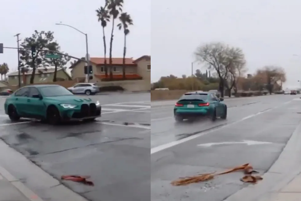 BMW iets te heftig voor bestuurder