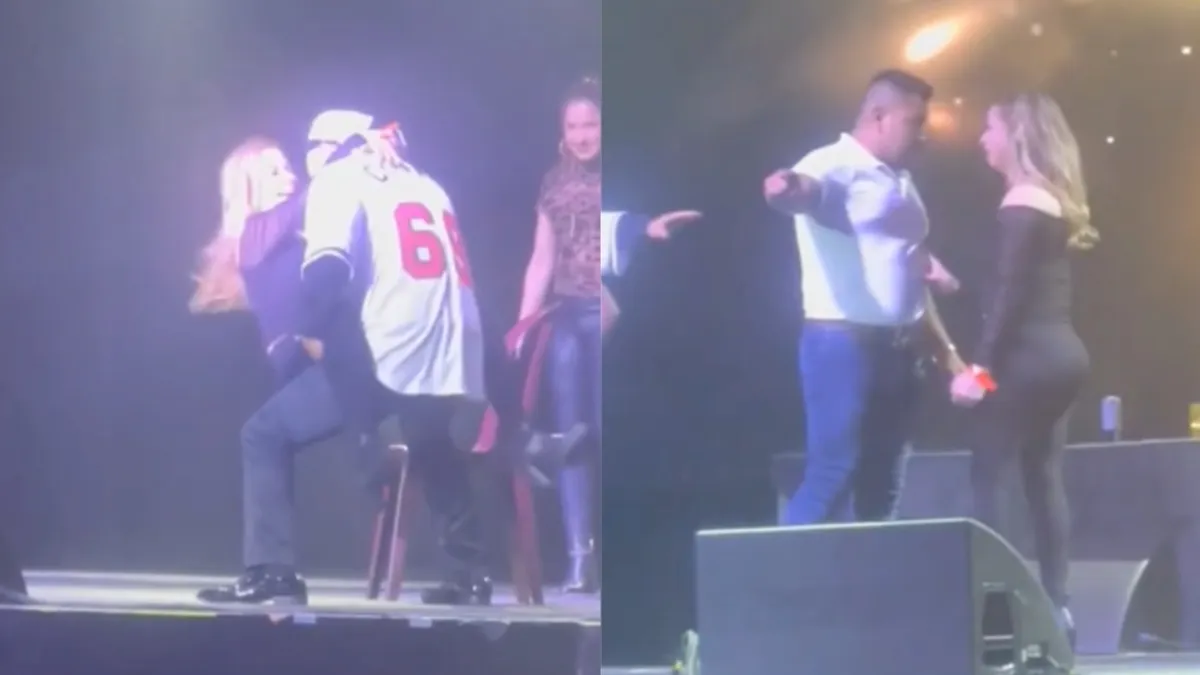 Gast trok meedoen van vriendin aan pikante act in club maar slecht